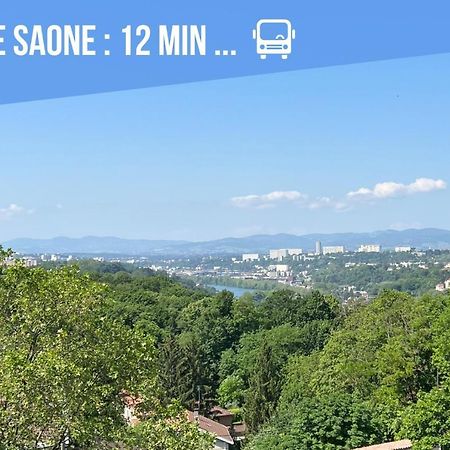 Ferienwohnung Le Calme - Design - Vue Panoramique Sur La Saone Caluire-et-Cuire Exterior foto
